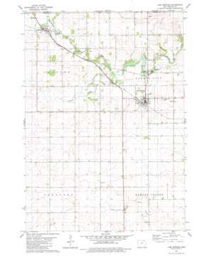 Lime Springs topo map