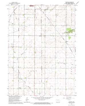 Hanford USGS topographic map 43093a2
