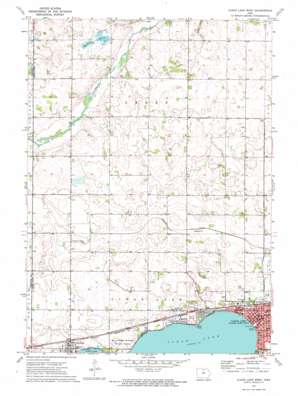 Clear Lake West topo map
