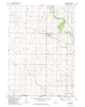 Frost USGS topographic map 43093e8