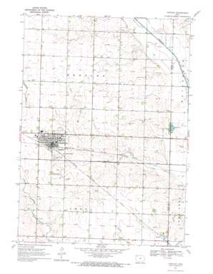 Hartley USGS topographic map 43095b4