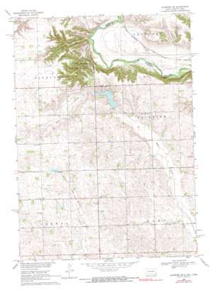 Alcester Ne USGS topographic map 43096b5