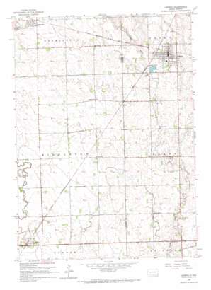 Lennox USGS topographic map 43096c8