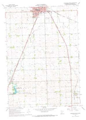 Pipestone South USGS topographic map 43096h3