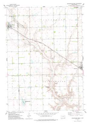 Bridgewater West USGS topographic map 43097e5