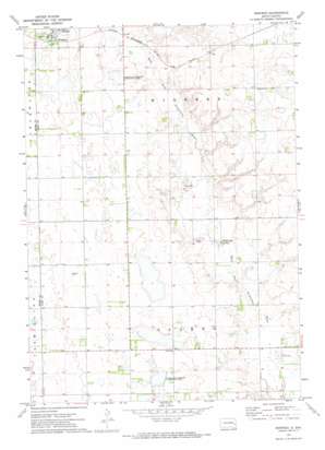 Winfred topo map