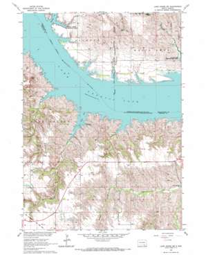 Lake Andes Sw topo map