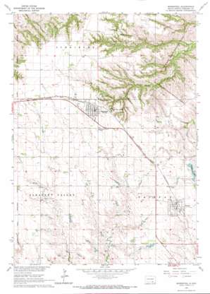 Bonesteel USGS topographic map 43098a8