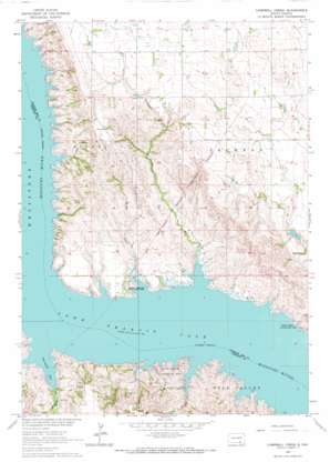 Campbell Creek USGS topographic map 43098b7