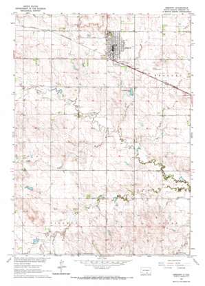 Gregory USGS topographic map 43099b4