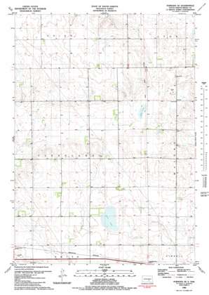 Pukwana Se USGS topographic map 43099g1