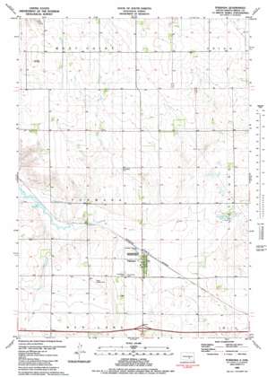 Pukwana USGS topographic map 43099g2