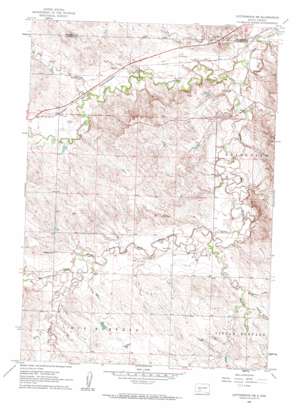 Cottonwood Ne topo map