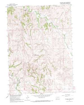 Wounded Knee topo map