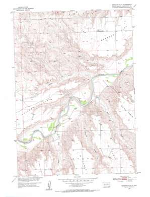 Brennan Flat topo map
