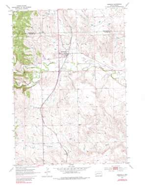 Hermosa USGS topographic map 43103g2