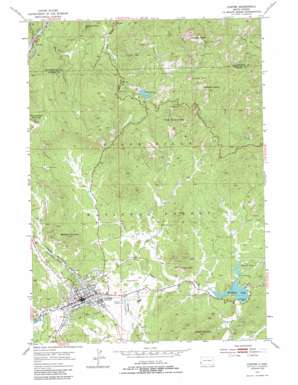 Custer USGS topographic map 43103g5