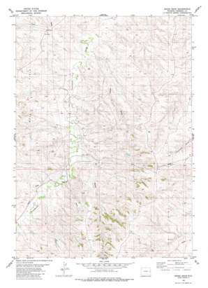 Mikes Draw USGS topographic map 43104a7