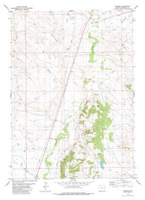 Bowen Flat USGS topographic map 43104b3