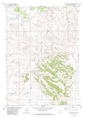 Buck Creek Hills USGS topographic map 43104b4