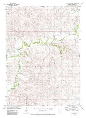 Lance Creek NW USGS topographic map 43104b6