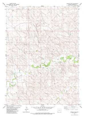 Mercer Draw USGS topographic map 43104b7