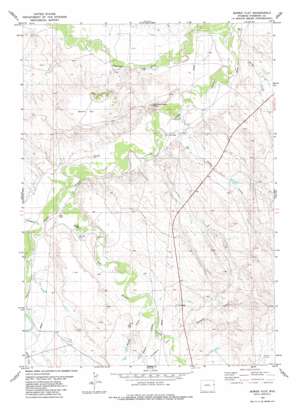 Bowen Flat topo map