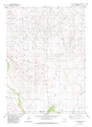 The Nose East topo map