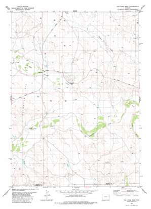 The Nose West topo map