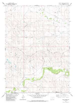 Poddy Creek USGS topographic map 43104e7