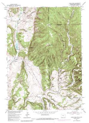 Fanny Peak USGS topographic map 43104g1