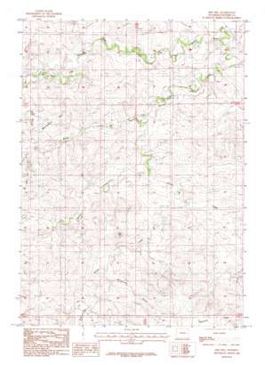 Red Hill topo map