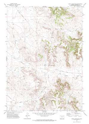 Piney Canyon NW USGS topographic map 43105f2