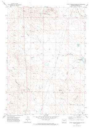 Little Thunder Reservoir USGS topographic map 43105f4