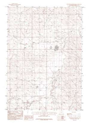 Greasewood Reservoir topo map