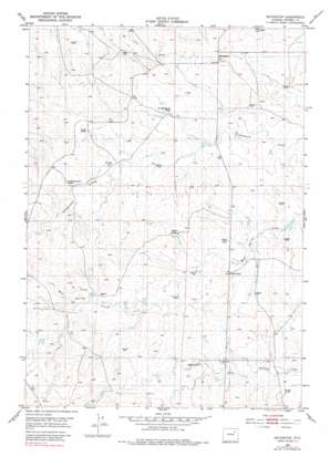 Savageton USGS topographic map 43105g7