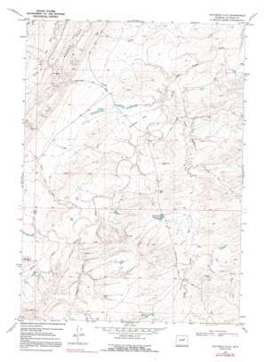 Fiftymile Flat topo map