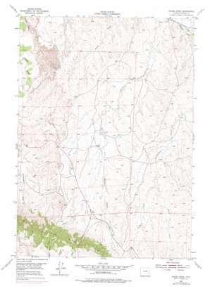 House Creek USGS topographic map 43106f2