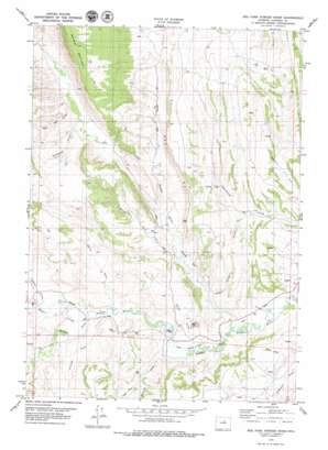 Red Fork Powder River topo map