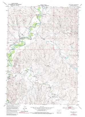 Fort Reno USGS topographic map 43106g2