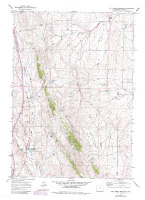 Dry Creek Reservoir topo map