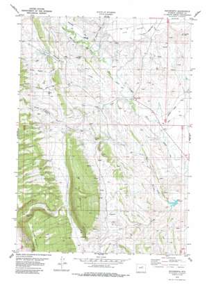 Hibbard Draw USGS topographic map 43106g7