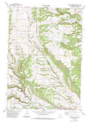 Fraker Mountain USGS topographic map 43106g8
