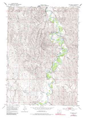 Hoe Ranch topo map