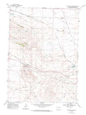 Hells Half Acre USGS topographic map 43107a1