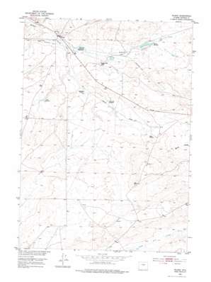 Hiland USGS topographic map 43107a3