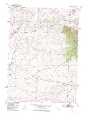 Lysite SE USGS topographic map 43107c5