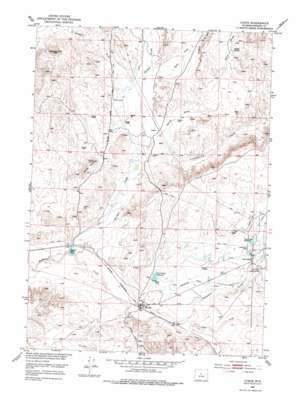 Lysite USGS topographic map 43107c6