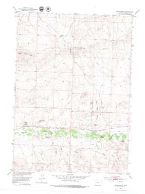 Gates Butte USGS topographic map 43107c7