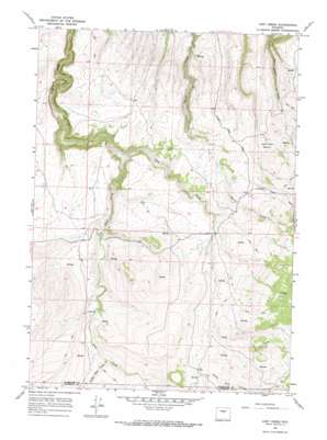 Lost Creek topo map